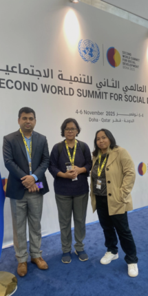 APMM at the World Summit on Social Development (Doha)