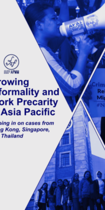 [OUT NOW!] Growing Informality and Work Precarity in Asia Pacific: Zeroing in on cases from Hong Kong, Singapore, and Thailand