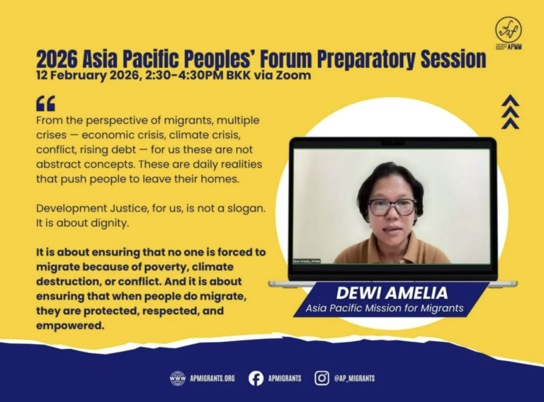 APMM Engagement in the 2026 Asia Pacific Peoples’ Forum Preparatory Session