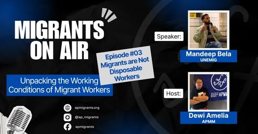 Migrants are not disposable workers campaign